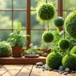 Initiez-vous au kokedama : la tendance des jardins suspendus à la maison