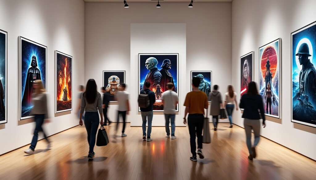 explorez notre collection exclusive d'affiches star wars, idéales pour les fans et les collectionneurs. ne ratez pas ces œuvres uniques pour décorer votre intérieur !
